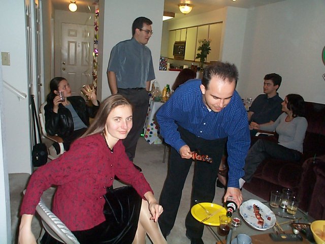 At Eduard's 31 year birthday party
(Click on the picture for the full-size version)