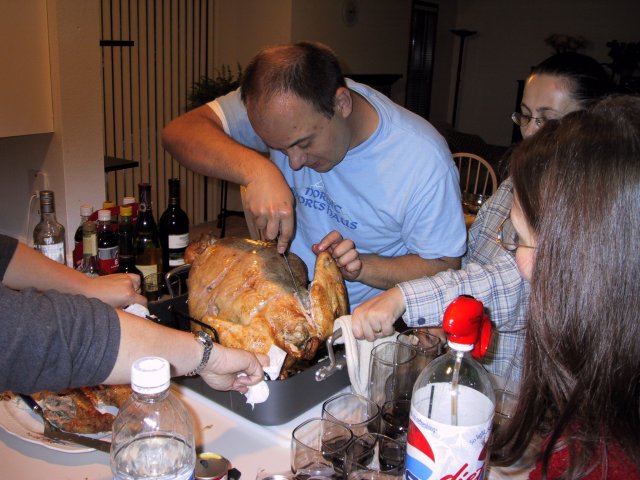 Thanksgiving 2001 at Willy
(Click on the picture for the full-size version)