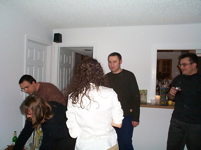 Alin Constantin's Photography - House warming party at Dan & Alina, 11/30/2001
(Click on the picture for the full-size version)