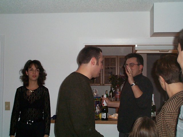 House warming party at Dan & Alina, 11/30/2001
(Click on the picture for the full-size version)