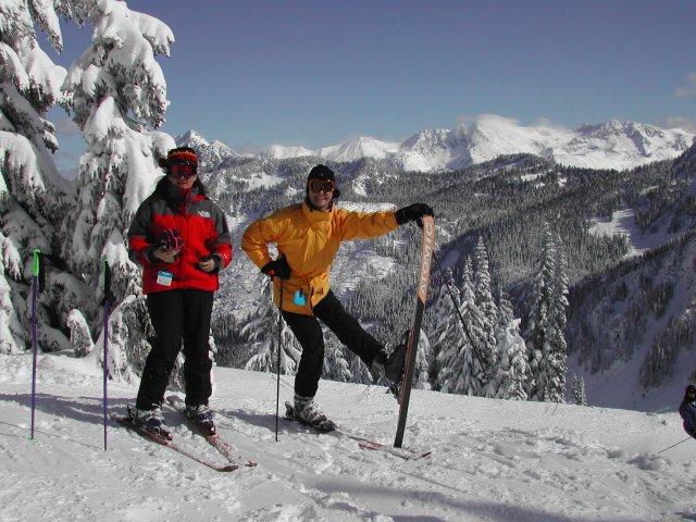 At Stevens Pass, 02-23-2003
(Click on the picture for the full-size version)