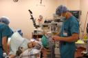 Dr. Geoffrey Rodey preparing for anesthesia [IMG_8940.JPG]