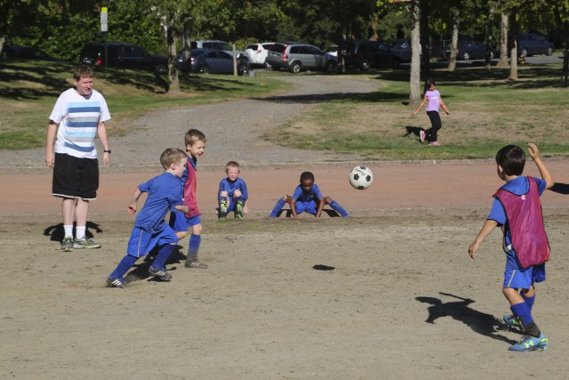 First day of soccer, Lake Hills Soccer Club, 9/13
(Click on the picture for the full-size version)