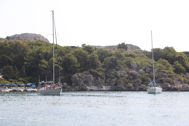 At beaches, Afantou
(Click on the picture for the full-size version)