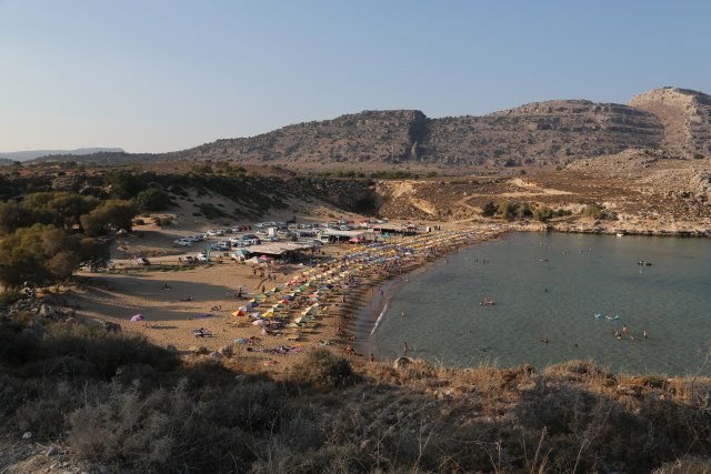 At beaches, Afantou
(Click on the picture for the full-size version)