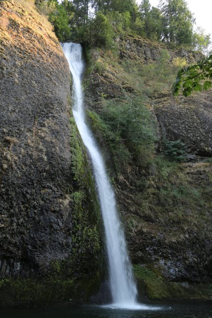 Wahkeena, Multhomah, Horsetail falls
(Click on the picture for the full-size version)