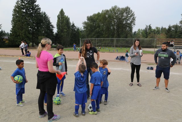 Radu's first Lake Hills soccer match
(Click on the picture for the full-size version)