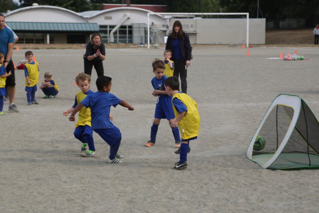 Radu's first Lake Hills soccer match
(Click on the picture for the full-size version)