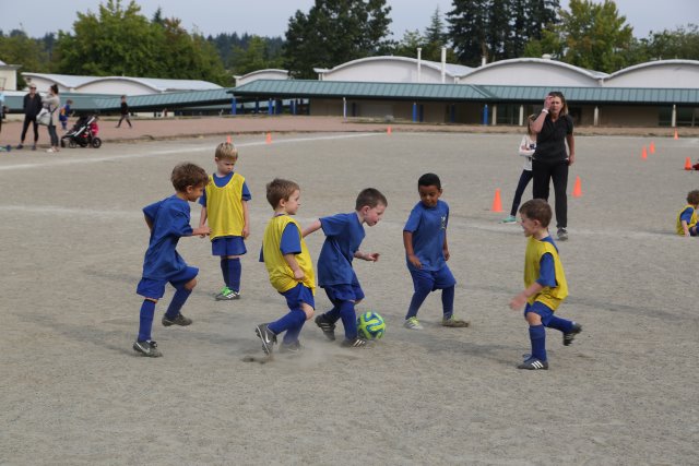 Radu's first Lake Hills soccer match
(Click on the picture for the full-size version)