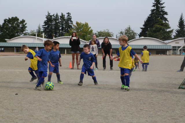 Radu's first Lake Hills soccer match
(Click on the picture for the full-size version)