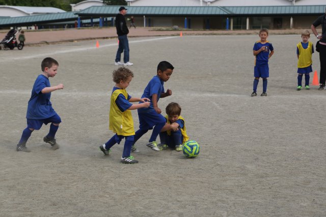 Radu's first Lake Hills soccer match
(Click on the picture for the full-size version)