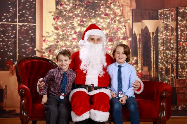 With Santa
(Click on the picture for the full-size version)
