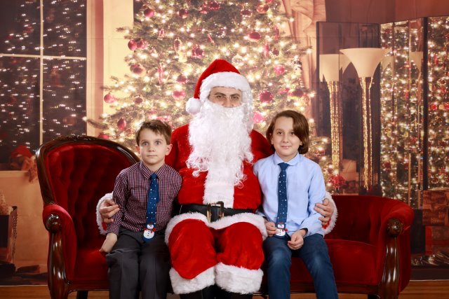 With Santa
(Click on the picture for the full-size version)