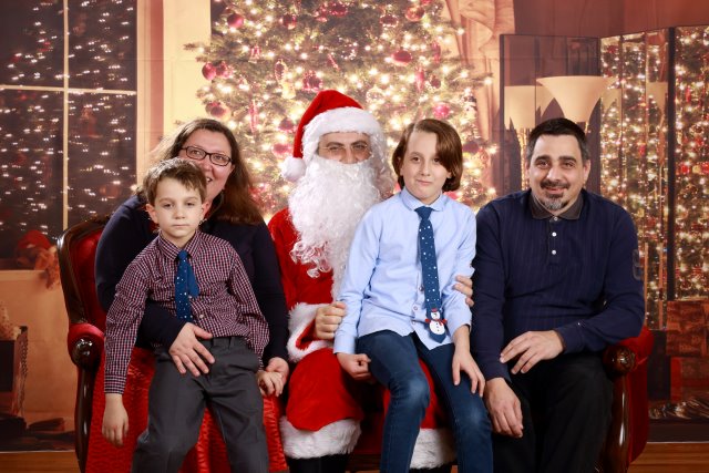 With Santa
(Click on the picture for the full-size version)