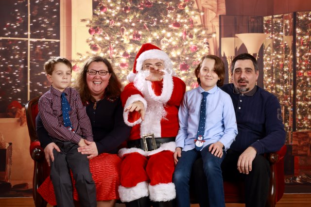 With Santa
(Click on the picture for the full-size version)