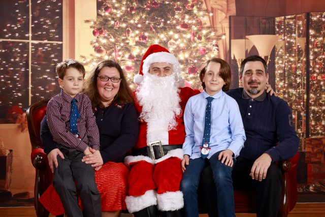 With Santa
(Click on the picture for the full-size version)