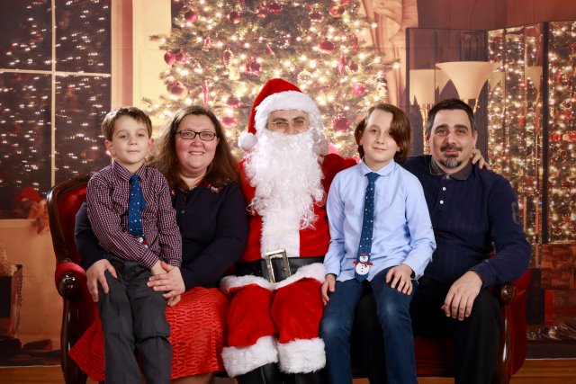 With Santa
(Click on the picture for the full-size version)