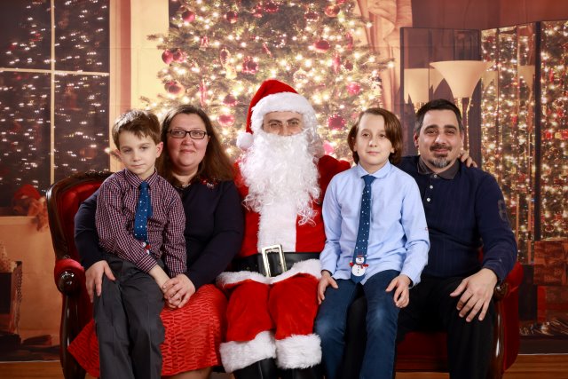 With Santa
(Click on the picture for the full-size version)