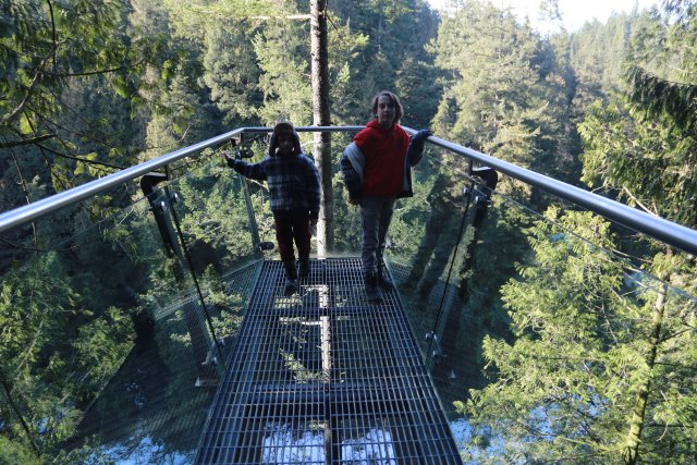 Capilano suspension bridge, 2/24
(Click on the picture for the full-size version)